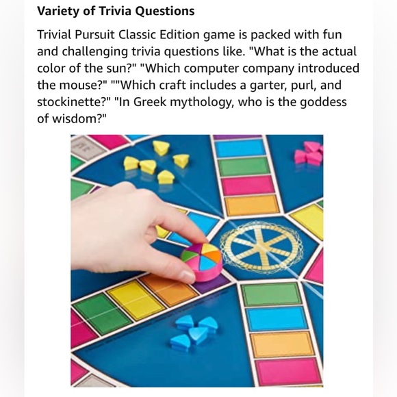 Hasbro Gaming Trivial Pursuit Game: Classic Edition with Updated Questions NEW - Picture 12 of 13